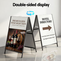 A1 Frame Sign Stand Double Sided Poster Display Board Outdoor Advertising 60x90cm