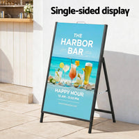 A1 Frame Sign Stand Single Sided Poster Display Board Outdoor Advertising 60x90cm