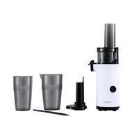 Devanti Slow Juicer Cold Press Fruit Juice Extractor 130W White