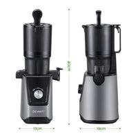 DEVANTI Slow Juicer Cold Press 200W for Fruit Vegetable Juice