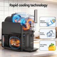 Devanti Slushie Machine Ice Cream Maker 2L Grey