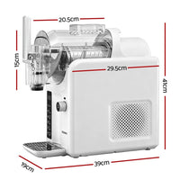 Devanti Slushie Machine Ice Cream Maker 2L White