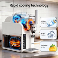 Devanti Slushie Machine Ice Cream Maker 2L White