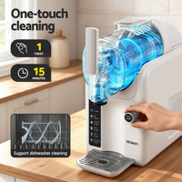 Devanti Slushie Machine Ice Cream Maker 2L White