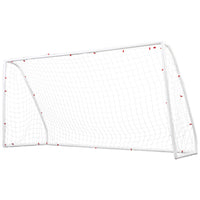 Everfit 12FT Soccer Football Goal Net UPVC Frame with PE Mesh Weatherproof Portable Goals for Backyard Training Competitiv...
