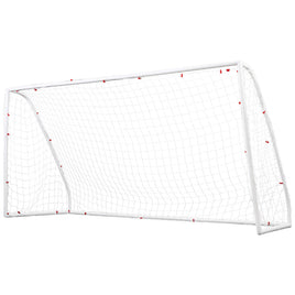 Everfit 12FT Soccer Football Goal Net UPVC Frame with PE Mesh Weatherproof Portable Goals for Backyard Training Competitiv...