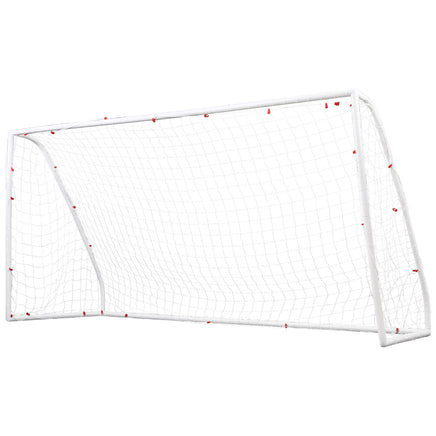 Everfit 12FT Soccer Football Goal Net UPVC Frame with PE Mesh Weatherproof Portable Goals for Backyard Training Competitiv...