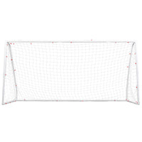 Everfit 12FT Soccer Football Goal Net UPVC Frame with PE Mesh Weatherproof Portable Goals for Backyard Training Competitiv...