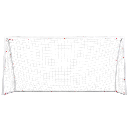 Everfit 12FT Soccer Football Goal Net UPVC Frame with PE Mesh Weatherproof Portable Goals for Backyard Training Competitiv...