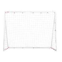 Everfit 8FT Soccer Football Goal Net UPVC Frame with PE Mesh Weatherproof Portable Goals for Backyard Training Competitive...