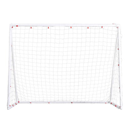 Everfit 8FT Soccer Football Goal Net UPVC Frame with PE Mesh Weatherproof Portable Goals for Backyard Training Competitive...