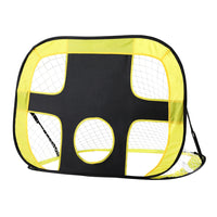 Portable Football Net Soccer Goal Rebound Target Hitter Training