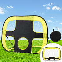 Portable Football Net Soccer Goal Rebound Target Hitter Training