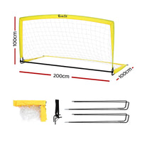 Everfit 2m Football Soccer Net Portable Goal Net Rebounder Sports Training
