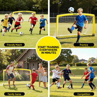 Everfit 2m Football Soccer Net Portable Goal Net Rebounder Sports Training