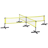 Water Volleyball Net Set Portable Swimming Pool Nets Game 4 Anchor Bags