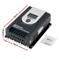 Giantz 50A MPPT Solar Charge Controller Auto 12V/24V Battery Regulator Bluetooth