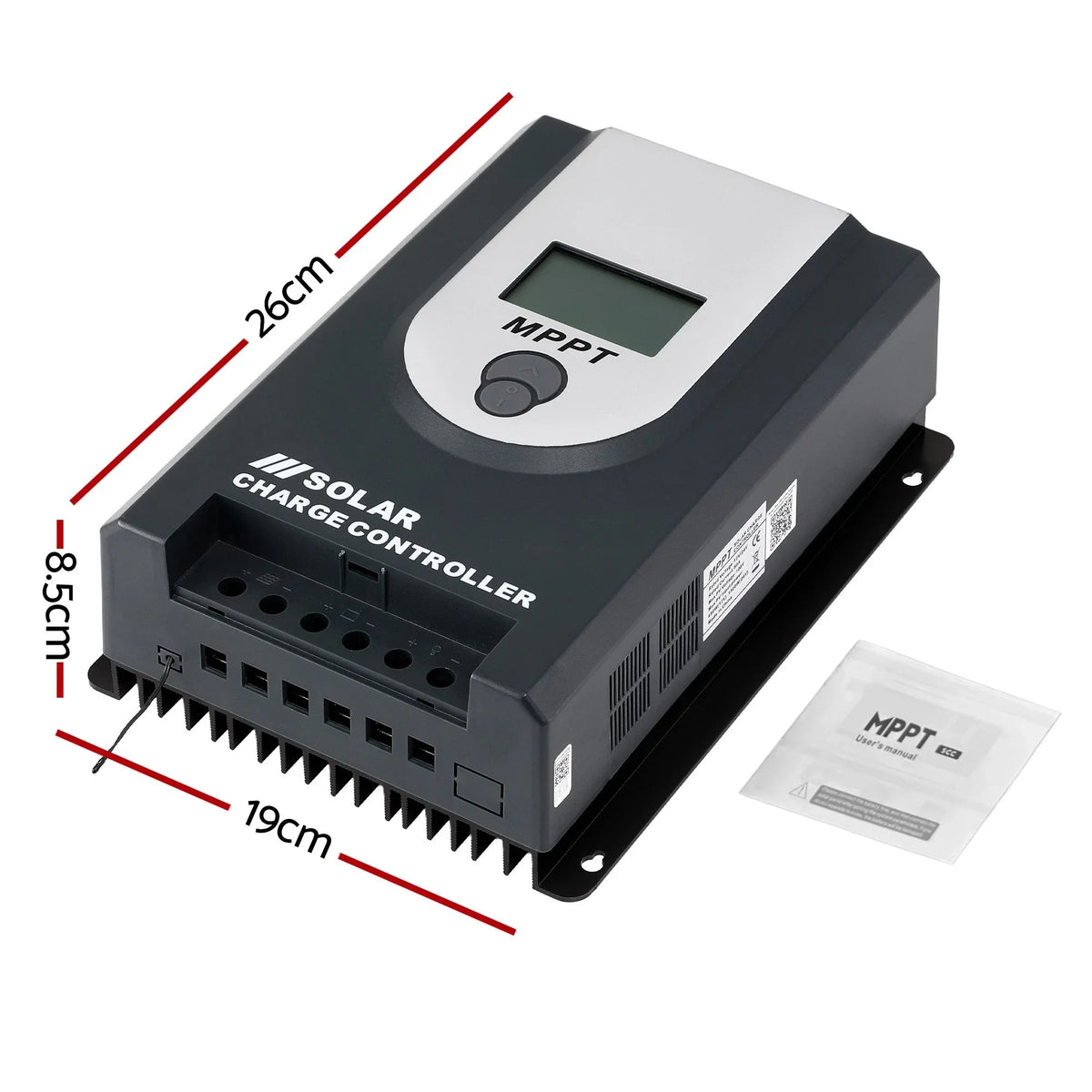 Giantz 50A MPPT Solar Charge Controller Auto 12V/24V Battery Regulator ...