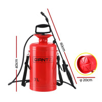 Giantz Weed Sprayer Pressure 7L Shoulder Pesticide Metal