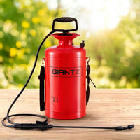 Giantz Weed Sprayer Pressure 7L Shoulder Pesticide Metal