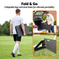 Everfit Soccer Rebounder Board 80cm x 30cm Football Rebound Wall with 2 Angles