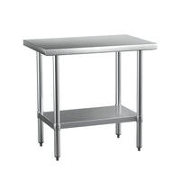 Cefito Stainless Steel Kitchen Benches Work Bench 910x610mm 430