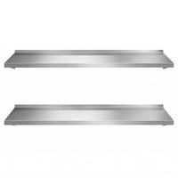 Cefito 2PCS 1200mm Stainless Steel Kitchen Wall Shelf Mounted Rack