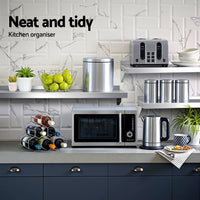 Cefito 2PCS 1200mm Stainless Steel Kitchen Wall Shelf Mounted Rack