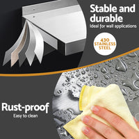 Cefito 2PCS 1200mm Stainless Steel Kitchen Wall Shelf Mounted Rack