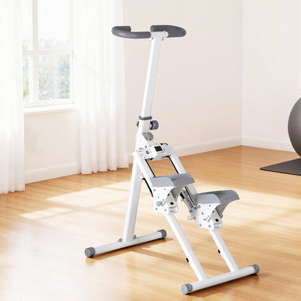 Everfit Step Machine Stair Climber for Home Gym Exercise Foldable LED Display Adjustable Handlebar