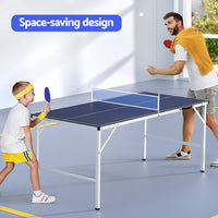 Table Tennis Ping Pong Table Portable Foldable Family Game Home Indoor