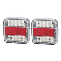 Pair 26 LED Tail Lights Stop Reverse Indicator 12V Ute Trailer Truck