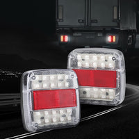 Pair 26 LED Tail Lights Stop Reverse Indicator 12V Ute Trailer Truck