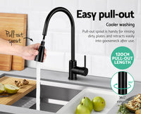 Cefito Kitchen Mixer Tap Pull Out 2 Mode Sink Faucet Basin Laundry Black