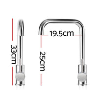 Cefito Kitchen Mixer Tap Mixer Rectangle Sink Faucet Basin Laundry Chrome