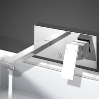 Cefito Bathroom Basin Mixer Tap Separate Faucet Vanity Laundry Chrome