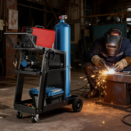 Giantz Welding Trolley Cart Welder MIG TIG ARC MMA Welder Plasma Cutter Storage