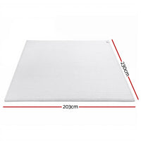 Giselle 203x230cm Throw Blanket Fleece Soft Lightweight Cozy Sofa Couch Bed Throw