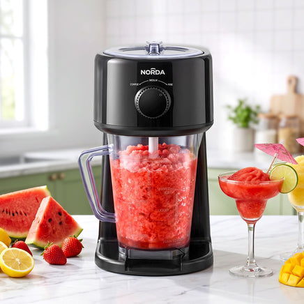 NORDA 1.1L Slushie Machine Shaved Ice Maker 3 Texture Levels Black