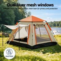 Weisshorn Pop Up Camping Tent 3-4 Person Automatic Tent Instant Setup Waterproof