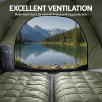 Weisshorn 2 Person Camping Tent Automatic Pop Up Water Repellent Shade Outdoor
