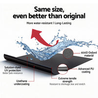 Seamanship Full Outboard Boat Motor Engine Cover Dust Rain Protection 100hp -150hp 600D Black