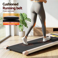 Everfit Treadmill Electric Walking Pad Under Desk Home Gym Fitness 360mm Pink