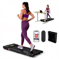 Everfit Walking Pad Treadmill 2 in 1 Foldable Under Desk for Home Gym With 38cm Belt With APP
