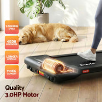 Everfit Walking Pad Treadmill 2 in 1 Foldable Under Desk for Home Gym With 38cm Belt With APP