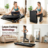 Everfit Walking Pad Treadmill 2 in 1 Foldable Under Desk for Home Gym With 38cm Belt With APP
