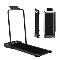 Everfit 2 in 1 Treadmill Electric Walking Pad Under Desk Home Gym Fitness 380mm Black
