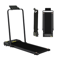 Everfit 2 in 1 Treadmill Electric Walking Pad Under Desk Home Gym Fitness 380mm Black