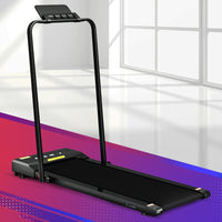 Treadmill Electric Walking Pad Under Desk Home Gym Fitness 380mm Black