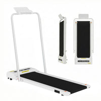 Everfit 2 in 1 Treadmill Electric Walking Pad Under Desk Home Gym Fitness 380mm White